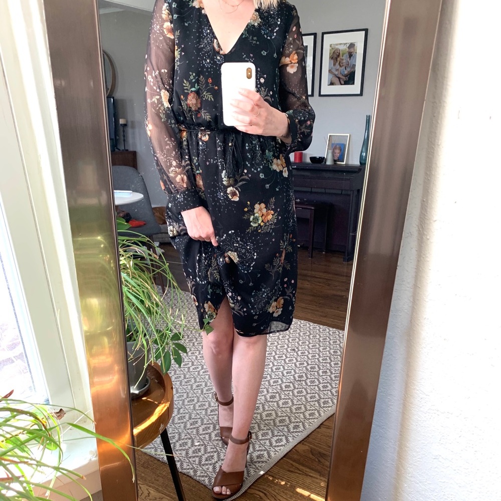 Topshop Floral Dress